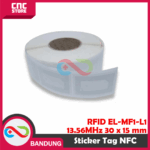 RFID EL-MF1-L2  13.56 MHz 1K CR80 Label Sticker Tag NFC RC522 Stiker 86 x 54 mm - Gambar 2