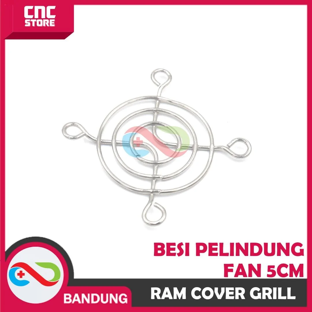RAM COVER GRILL BESI PELINDUNG TUTUP KIPAS FAN 50x50x10MM
