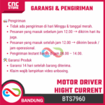 Motor Driver Bts7960 Bts7960B 43A – Modul Pengendali Motor Berarus Tinggi – Motor/servo penggerak - Gambar 7