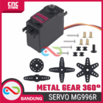 Motor Servo MG996R 360 Derajat – Metal Gear Continuous Servo untuk Arduino dan Robotika - Gambar 4