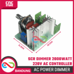 SCR Dimmer 220V 2000W – Modul Pengatur Kecepatan Motor & Intensitas Lampu AC 220VAC - Gambar 2