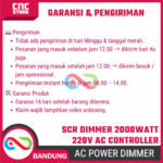 SCR Dimmer 220V 2000W – Modul Pengatur Kecepatan Motor & Intensitas Lampu AC 220VAC - Gambar 7