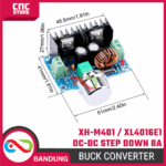 DC-DC Step Down Module XH-M401 / XL4016E1 4-40V to 1.25-36V DC– High Power Voltage Converter 8A Buck Converter - Gambar 5