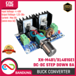 DC-DC Step Down Module XH-M401 / XL4016E1 4-40V to 1.25-36V DC– High Power Voltage Converter 8A Buck Converter