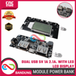 DUAL USB 5V 1A 2.1A MOBILE POWER BANK 18650 MODULE LED LCD DISPLAY