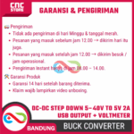 DC-DC Step Down 5-40V ke 5V 2A USB Output + Voltmeter – Buck Converter Charger USB dengan Display Tegangan - Gambar 8