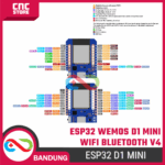 ESP32 WEMOS D1 MINI WiFi Bluetooth Development Board + Pin Header - Gambar 3