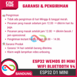 ESP32 WEMOS D1 MINI WiFi Bluetooth Development Board + Pin Header - Gambar 6