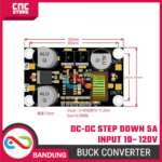 Step Down DC-DC 5A Input 10V-120V ke 5V Buck Converter High Power - Penurun Tegangan - Gambar 2