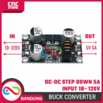 Step Down DC-DC 5A Input 10V-120V ke 5V Buck Converter High Power - Penurun Tegangan - Gambar 3