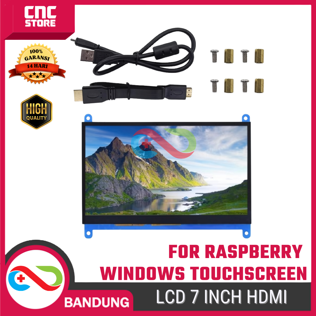 4534-dsp0119.png LCD 7 Inch Hdmi For Raspberry Pi And Windows Capacitive Touchscreen Ips – Layar penampil informasi - Gambar 1