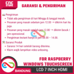LCD 7 Inch Hdmi For Raspberry Pi And Windows Capacitive Touchscreen Ips – Layar penampil informasi - Gambar 6
