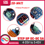 DC-DC Step Up Modul XH-M411 5A – Boost Converter 4-35V ke 45V Digital Display - Gambar 6