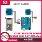 Sensor Suhu & Kelembapan GY-SHT31 Digital Sensor – Modul Temperatur Humidity Akurat - Gambar 5