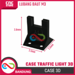 3D Printed Dudukan Traffic Light – Case Lampu Lalu Lintas Mini DIY Arduino - Gambar 2
