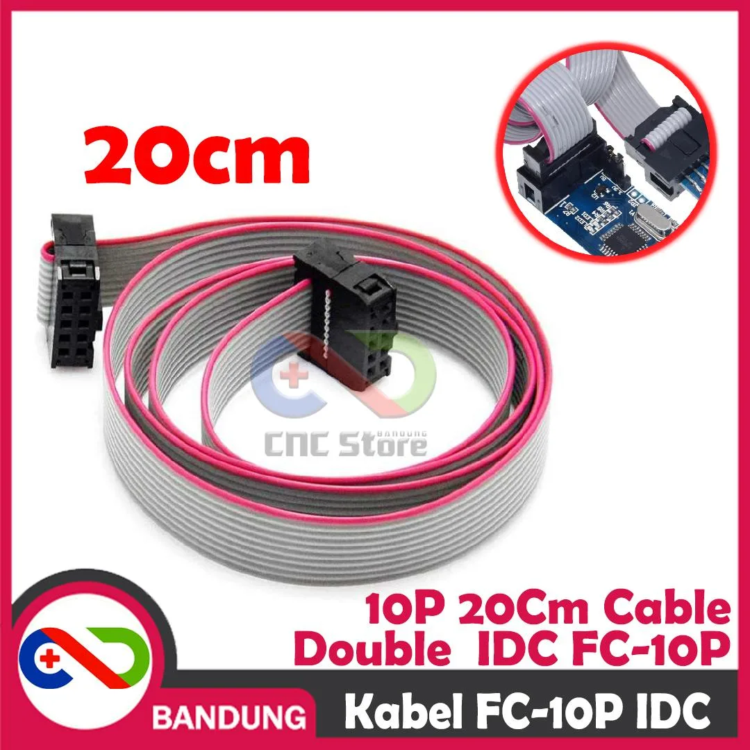 KABEL FC-10P JTAG IDC ISP DOUBLE HEAD MALE TO MALE 20CM ABU