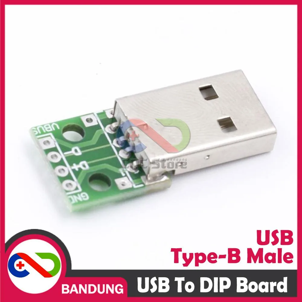 USB TYPE A MALE TO DIP ADAPTER CONVERTER 2.54MM PCB BOARD FOR ARDUINO