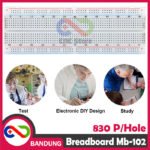Breadboard Mb-102 Solderless 830 830P – Papan untuk merangkai komponen - Gambar 3