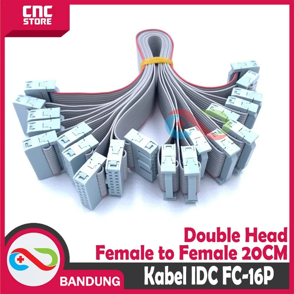 KABEL FC-16P JTAG IDC DOUBLE HEAD FEMALE TO FEMALE 20CM ABU