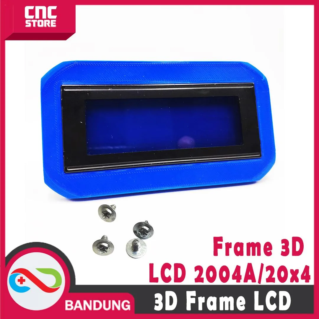 2004 20 X 4 LCD FRAME 3D PRINTER CASE 20X4 ARDUINO BIRU
