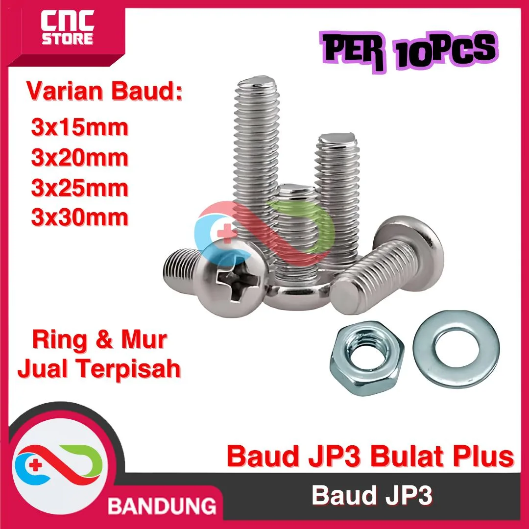 10PCS MUR 3MM HEX NUT 3MM FOR SPACER JP3 M3 HEX NUTE BAUD 3MM