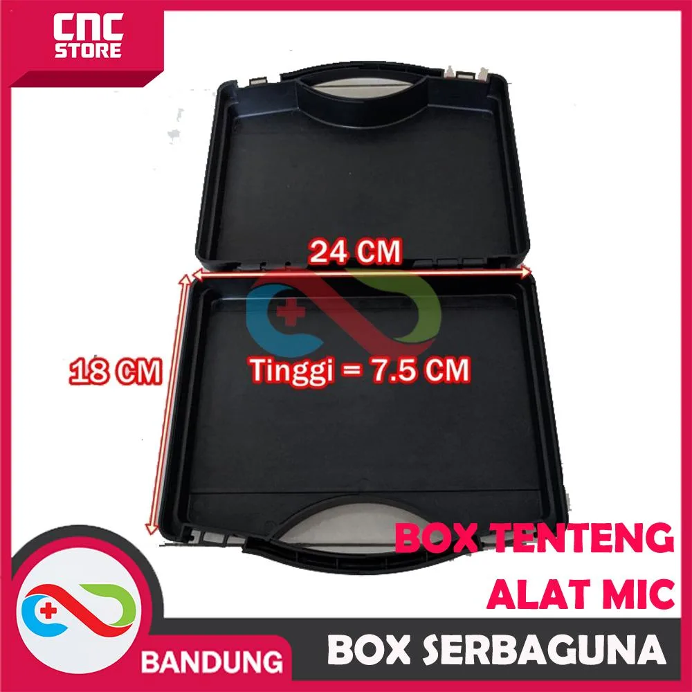 BOX TENTENG SERBAGUNA KOTAK ALAT MIC 22X24X7CM PROJECT