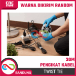 Pengikat Kabel Twist Tie-30M Warna Random – Komponen pendukung proyek - Gambar 5