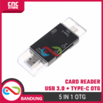 Card Reader OTG 5 in 1 USB 3.0 Type-C Micro USB – TF Card Reader SD Card Adapter OTG Android Laptop - Gambar 4