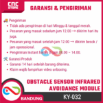 KY-032 Obstacle Avoidance Sensor Infrared Module Sensor Hindar Halangan - Gambar 6