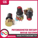 Knob Potensiometer WH148 15x17mm – Rotary Cap Warna Merah, Kuning, Biru, Putih - Gambar 4