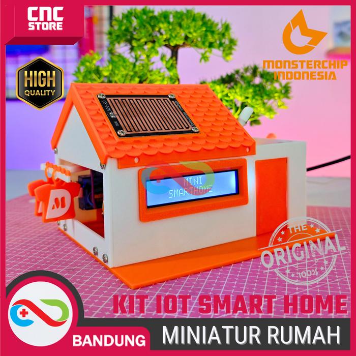 KIT IOT SMARTHOME ARDUINO DENGAN MINIATUR RUMAH LENGKAP DAN INTERAKTIF – (CASE ONLY)