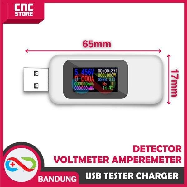USB TESTER CHARGER DETECTOR VOLTMETER AMPEREMETER MX18