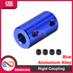 Blue Aluminum Alloy Coupling Coupler Bore 5Mm 8Mm D14 L25 5X8Mm – Komponen pendukung proyek
