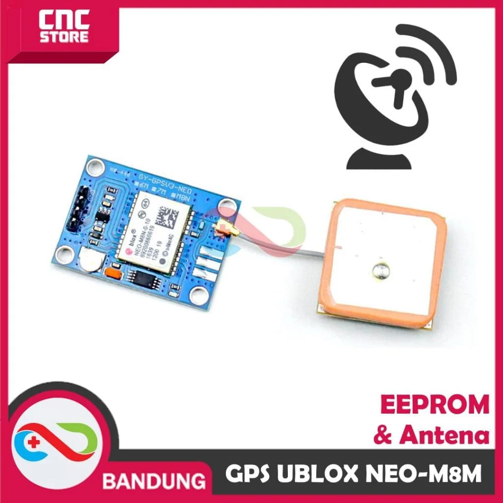 Modul GPS NEO M8N M8M M8L M8Z M8Q – Receiver GNSS 10Hz Update, Dukungan Multi-Satelit