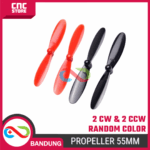 Propeller 55mm 4PCS untuk Dinamo Motor DC 720 – Baling-Baling Mini Warna Random - Gambar 4