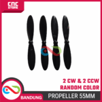 Propeller 55mm 4PCS untuk Dinamo Motor DC 720 – Baling-Baling Mini Warna Random - Gambar 6