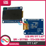 LCD IPS TFT SPI 1.47 Inch 172x320 ST7789 Display Module untuk ESP32 ESP8266 Arduino Nano - Gambar 4