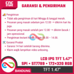 LCD IPS TFT SPI 1.47 Inch 172x320 ST7789 Display Module untuk ESP32 ESP8266 Arduino Nano - Gambar 7