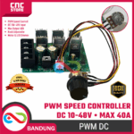 PWM DC 10V-48V 40A Speed Controller – Pengatur Kecepatan Motor DC & Dimmer Lampu