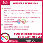 PWM DC 10V-48V 40A Speed Controller – Pengatur Kecepatan Motor DC & Dimmer Lampu - Gambar 6