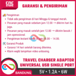 Travel Charger Adaptor USB 5V 1.2A 6W – Kepala Charger Universal untuk HP Arduino ESP32 ESP8266 - Gambar 6