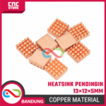 Heatsink 13×12×5mm Tembaga Raspberry Pi – Pendingin Premium - Gambar 3