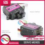Micro Servo Tower Pro MG90S MG90 MG-9M0 G-90S Half Metal Gear 180 derajat – Servo Kecil untuk Proyek Elektronik - Gambar 5