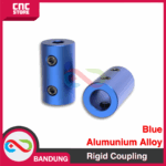 Blue Aluminum Alloy Coupling Coupler Bore 5Mm 8Mm D14 L25 5X8Mm – Komponen pendukung proyek - Gambar 3
