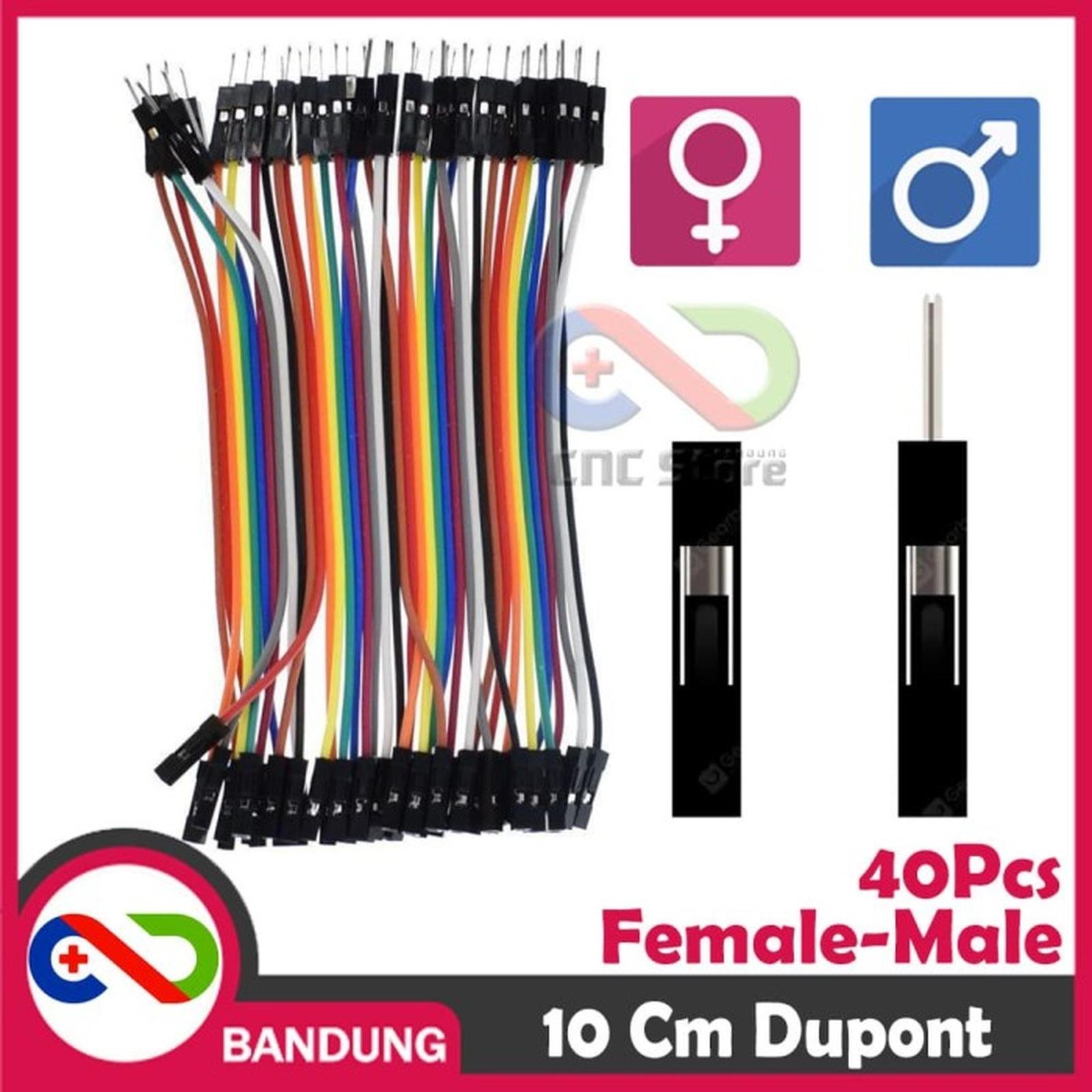 2a3b4f51-432c-4218-820a-c4d5bfa7cc96jpgtplv-aphluv4xwc-white-pad-v1_1600_1600.jpeg 40PCS JUMPER CABLE KABEL 10CM MALE TO FEMALE DUPONT FOR BREADBOARD-A - Gambar 1