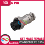 Aviation Plug Connector CB GX16 16mm Set Male Female – 6 Pin untuk Koneksi Elektronik - Gambar 5