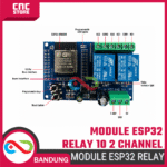 MODUL ESP32 RELAY 10A 2 CHANNEL AC 220 WIFI BLUETOOTH WROOM-32E - Gambar 3