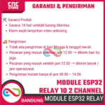 MODUL ESP32 RELAY 10A 2 CHANNEL AC 220 WIFI BLUETOOTH WROOM-32E - Gambar 6