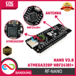 RF-NANO ARDUINO NANO V3.0 ATMEGA328P INTEGRATE NRF24L01+ WIRELESS 2.4GHz