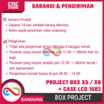Box Project Elektronik X5 X6 dengan Case LCD 1602 – Enclosure ABS DIY + Frame LCD 1602 Include Baut Mur - Gambar 6